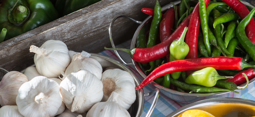 Curry ingredients, food photography for Kirstie's Kitchen