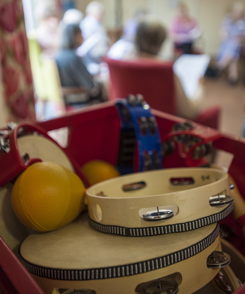 Musical activity at dementia care home