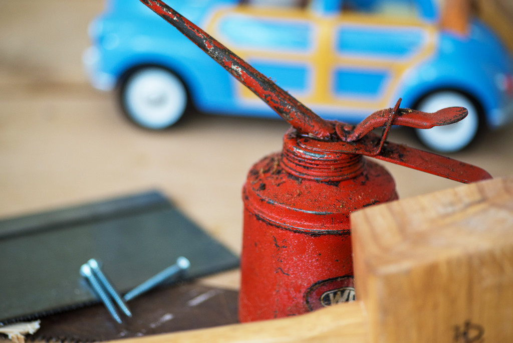 Morris Minor drive past - frame from stop motion animation