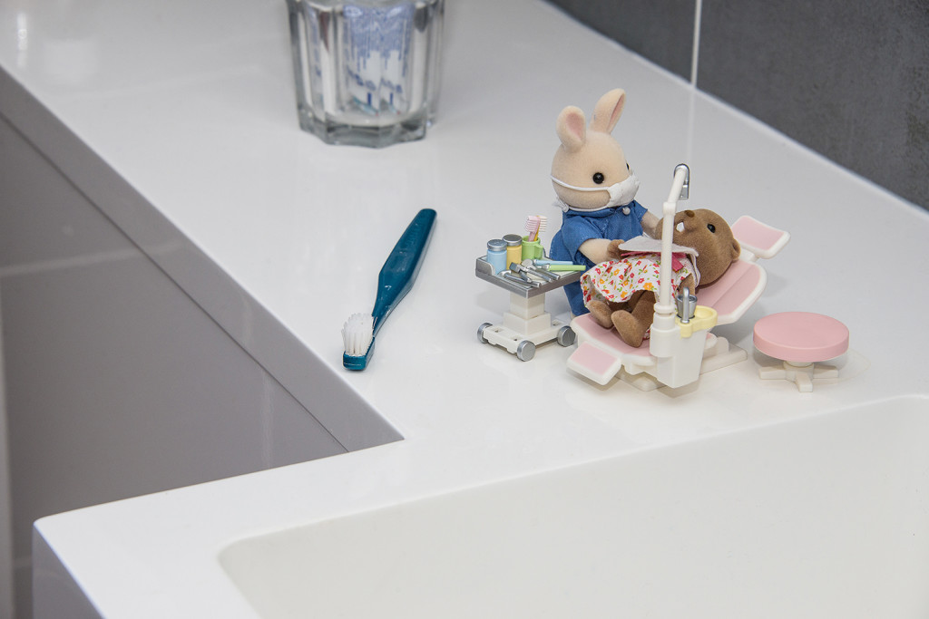 Sylvanian Families visiting the dentist