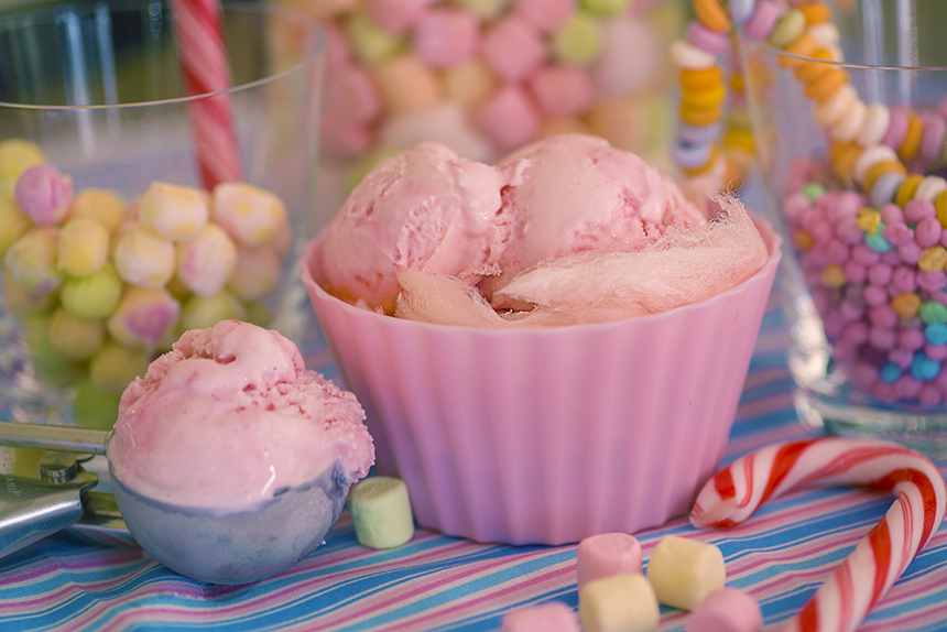 Marshfield Ice Cream Candy Floss flavour