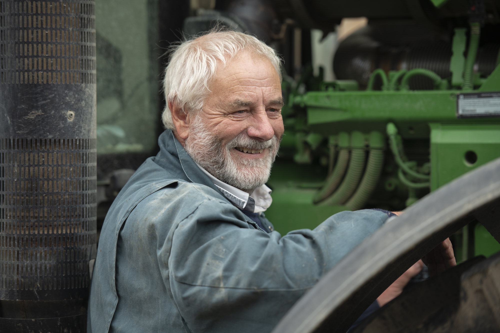 Portrait of tractor driver