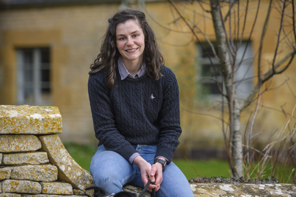 Jess Palmer, student at Royal Agricultural University